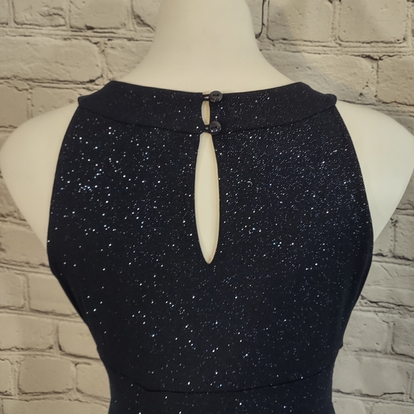 Navy blue sparkle formal gown - Picture 3 of 6